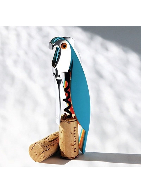 ALESSI Штопор PARROT, AAM32 B, черный