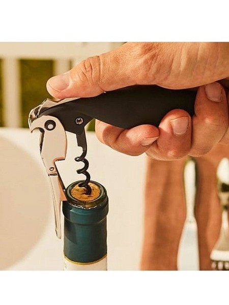 ALESSI Штопор PARROT, AAM32 B, черный