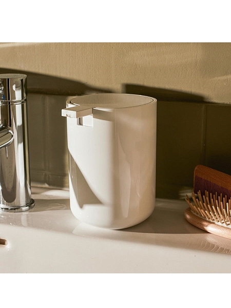 ALESSI Дозатор для жидкого мыла 300 мл BIRILLO PL05 W, белый