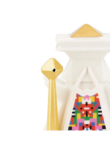 ALESSI Фарфоровая фигурка HOLYHEDRICS, 03 S.GIUSEPPE, фарфоровая фигурка Иосиф, 17 см, ручная роспись, ESA05 3