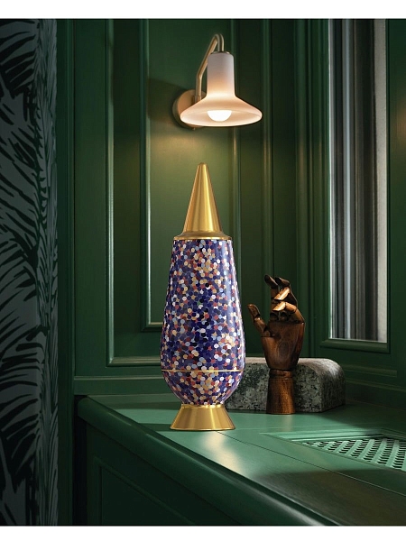 ALESSI Ваза декоративная с крышкой, фарфор, арт. TAM101