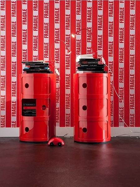 KARTELL Тумба h 58.5,0 х 32,0 см Componibili, 4967/03, белый.