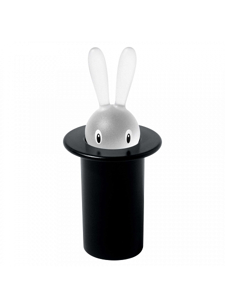 ALESSI Держатель для зубочисток MAGIC BUNNY, ASG16 B, черный