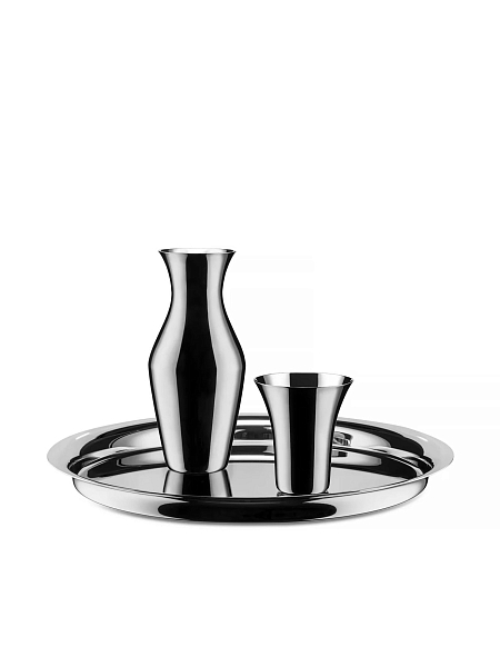 ALESSI Стакан h 10,7 см KURU KURU, для воды, для коктейлей и других напитков, нержавеющая сталь, арт. ITM13