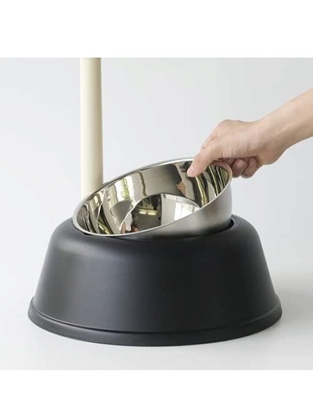 ALESSI Миска для собак LUPITA AMMI02 B, черная