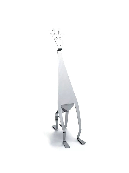 ALESSI Фигурка жирафа FIGURE, нержавеющая сталь, арт AG04