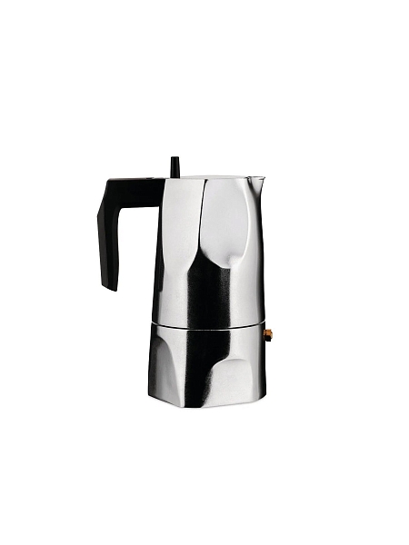 ALESSI Гейзерная кофеварка на 3 чашки Alessi Ossidiana MT18/3.