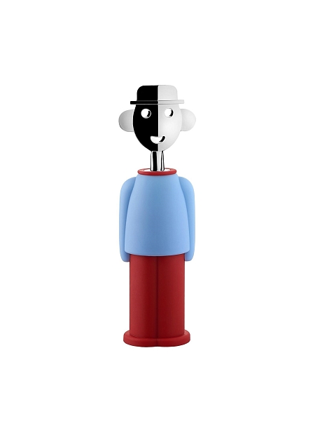 ALESSI Штопор ALESSANDRO M. AM23 LAZR, голубой-красный