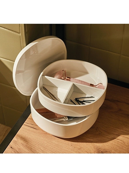 ALESSI Органайзер для ванной BIRILLO PL17 W, белый