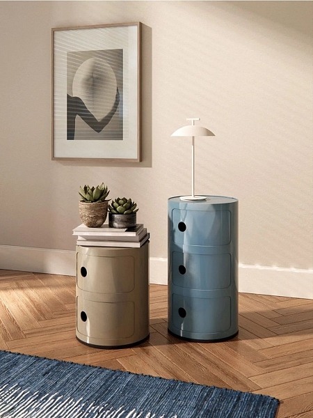 KARTELL Тумба h 58.5,0 х 32,0 см Componibili, 4967/03, белый.