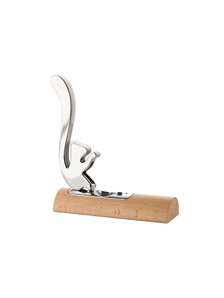 ALESSI Орехокол SCOIATTOLO, в форме белки, нержавеющая сталь, дерево, арт. AB13