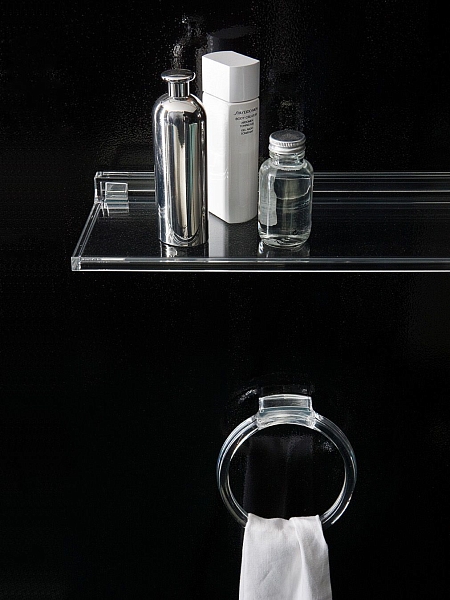 KARTELL Полка для ванной 45х4х15 см SHELFISH, 9920/B4, прозрачный.