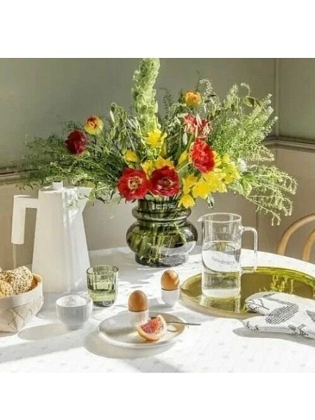 ALESSI Электрический дизайнерский чайник 1,7л PLISSE. Форма плиссе, MDL06 W, белый