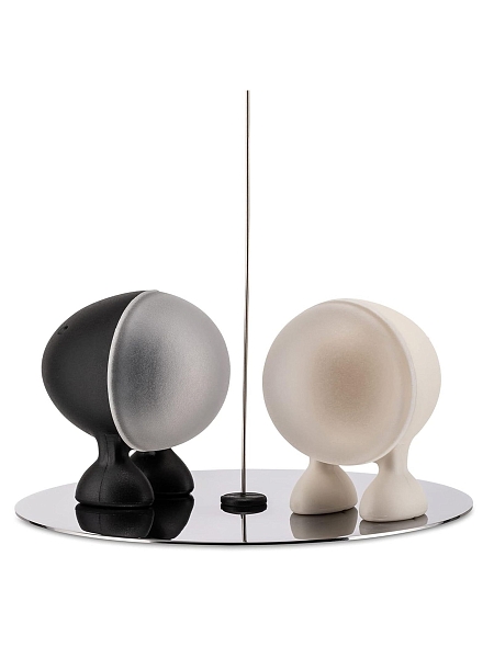 ALESSI Солонка и перечница LILLIPUT, дизайнерский набор, ASG02 BW
