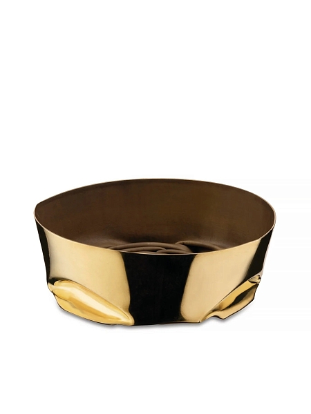 ALESSI Декоративная чаша 12 см COMPRESSIONI, арт. ITM17, латунь.