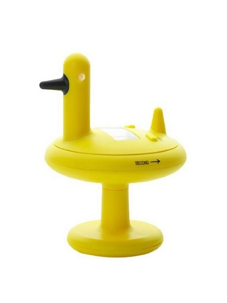 ALESSI Кухонный таймер DUCK TIMER, в форме утки, желтый, арт. AEA05 Y