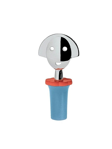 ALESSI Пробка для бутылок ALESSI ANNA STOP 2 AAM06 AZ, голубая