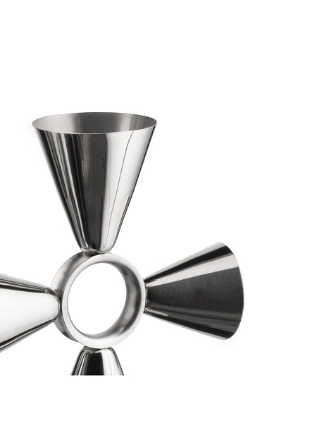 ALESSI Шейкер, ситечко и мерка для коктейлей TENDING BOX, GIA26SET, нержавеющая сталь.