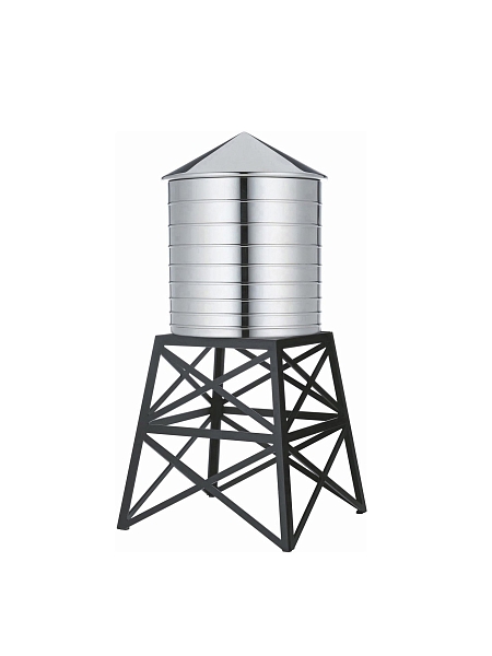 ALESSI Емкость для хранения Water Tower, DL02 B (нержавеющая сталь/черный)
