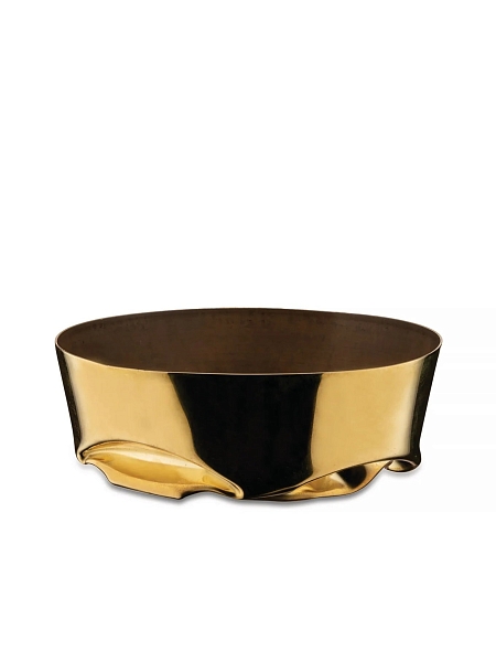 ALESSI Декоративная чаша 12 см COMPRESSIONI, арт. ITM17, латунь.