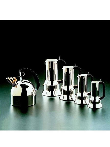 ALESSI Гейзерная кофеварка, 150 мл, на 3 чашки, арт. 9090/3