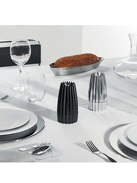 ALESSI Мельница для перца GRIND, алюминиевое литье черного цвета, арт. WAL03 B