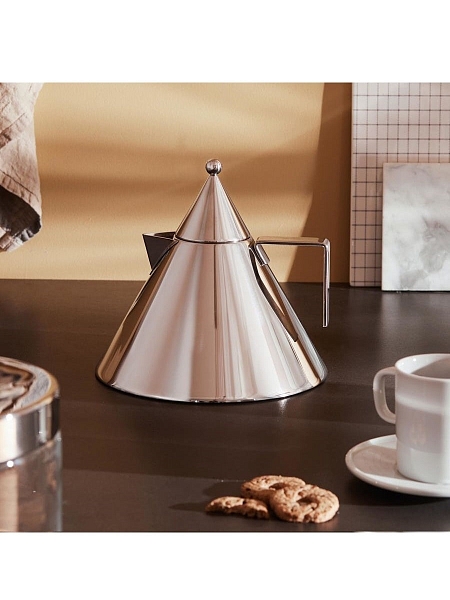ALESSI Чайник 2 л. IL CONICO, нержавеющая сталь, арт. 90017