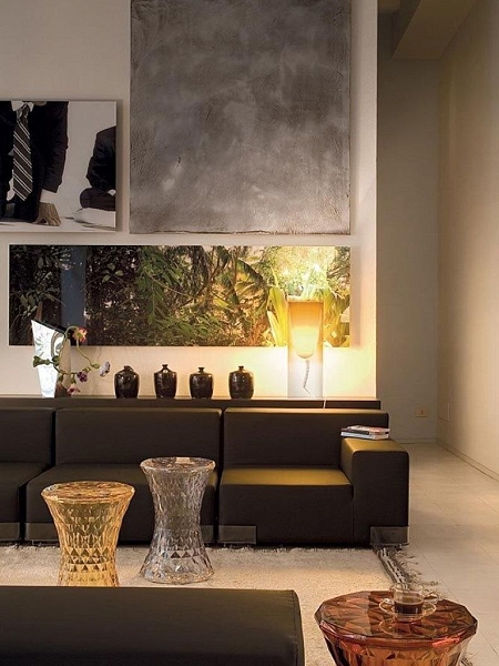 KARTELL Светильник настольный h 55 см TOOBE, 9065/B4, прозрачный.