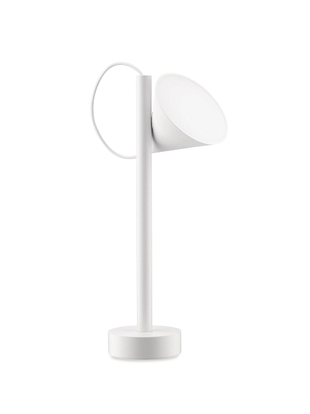 ALESSI Светильник настольный беспроводной TSUMIKI, белый, h 33.7 см, арт. ME01 W