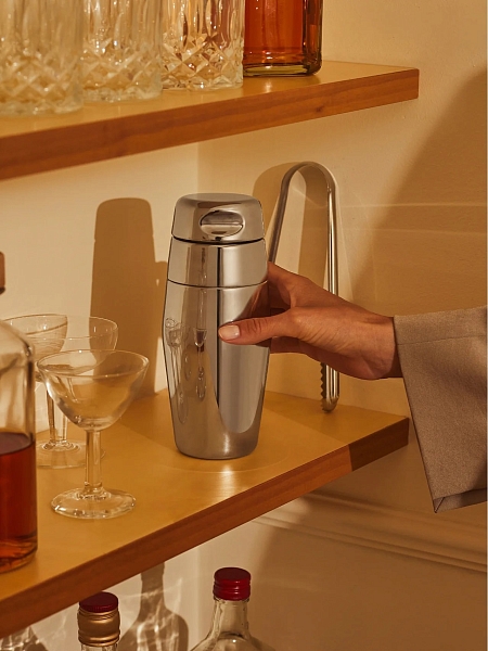 ALESSI Шейкер барный для коктейлей L 870/50, нержавеющая сталь.