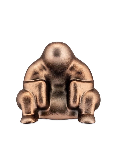 ALESSI Дверной ограничитель ALESSI DEDE, напольный дизайнерский, массивный, термопластик, PS18 BM, бронзовый