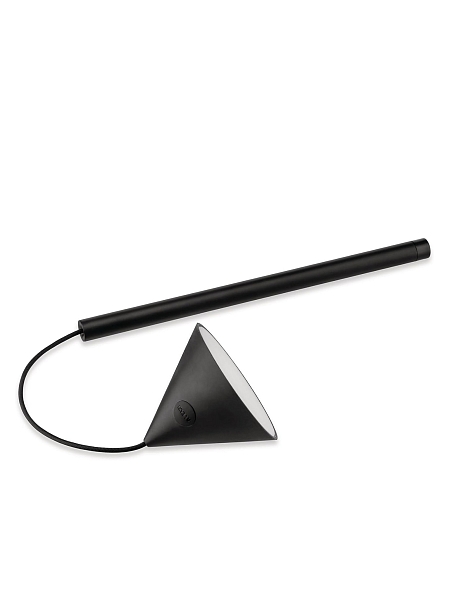 ALESSI Светильник настольный беспроводной TSUMIKI, черный, h 33.7 см, арт. ME01 B