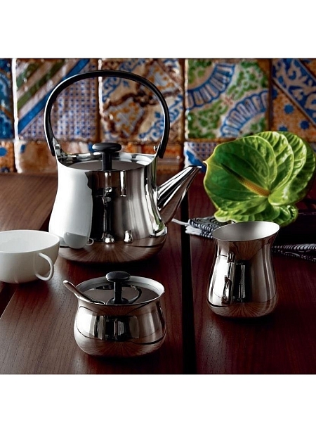 ALESSI Заварочный чайник с фильтром CHA, нержавеющая сталь, арт. NF01