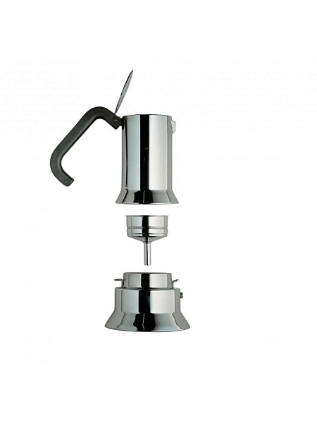 ALESSI Гейзерная кофеварка, 150 мл, на 3 чашки, арт. 9090/3