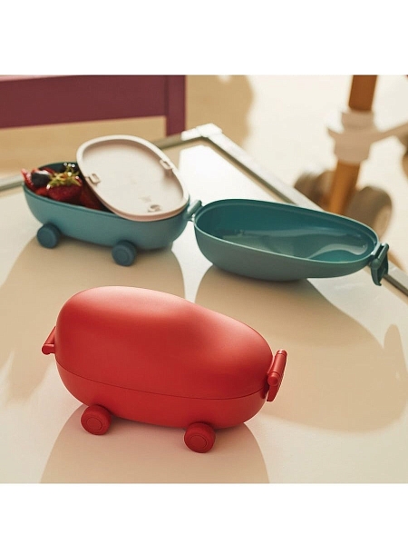 ALESSI Ланч-бокс FOOD A PORTER, SA06 R красный