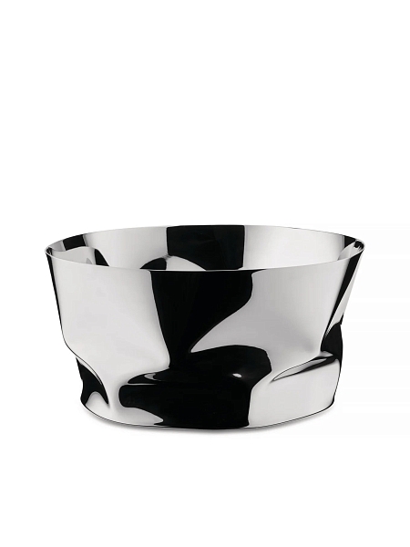 ALESSI Блюдо 19,5 см COMPRESSIONI, арт. ITM15, для фруктов, нержавеющая сталь.