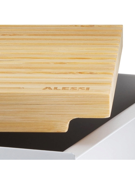 ALESSI Хлебница с разделочной доской ALESSI MATTINA BG03 WG, светло-серый