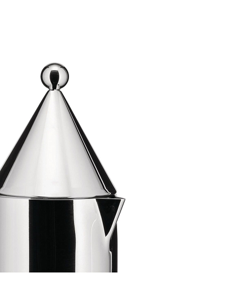 ALESSI Гейзерная кофеварка на 3 чашки, 150 мл La CONICA, нержавеющая сталь, медь, арт. 90002/3