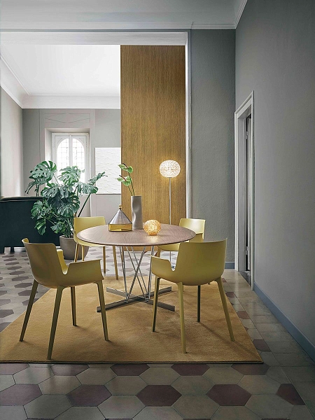 KARTELL Контейнер с крышкой/емкость для хранения TRULLO, 1550/CF, прозрачный + дымчатый.