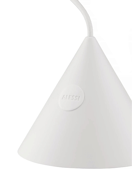 ALESSI Светильник настольный беспроводной TSUMIKI, белый, h 33.7 см, арт. ME01 W