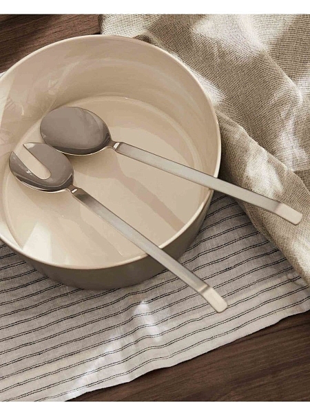 ALESSI Ложки для салата DRY, 4180/14, нержавеющая сталь.