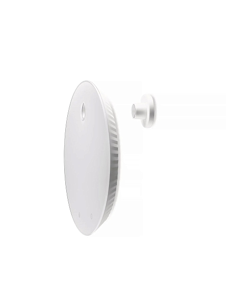 ALESSI Весы кухонные электронные PLISSE круглые. Стекло, премиум качество, MDL16 W, белые
