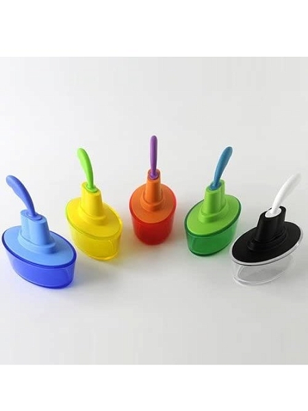ALESSI Масленка SHIP SHAPE ASG13 B, черная