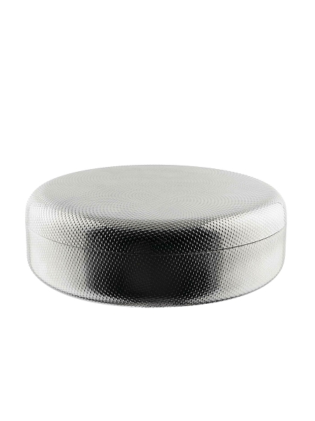 ALESSI Контейнер с крышкой 28 см Extra Ordinary Texture, JM01/28 T, нержавеющая сталь.