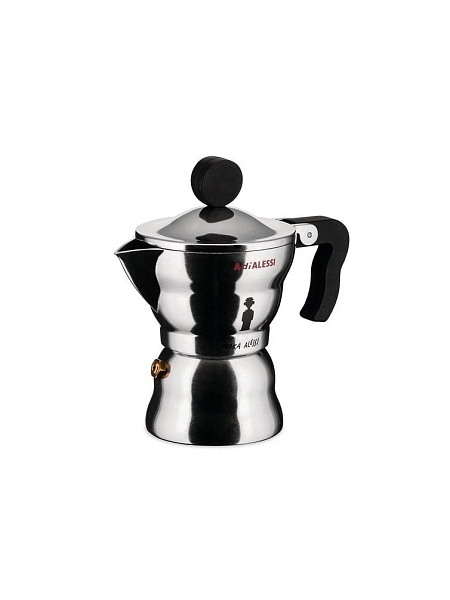 ALESSI Гейзерная кофеварка Moka, 150 мл, на 3 чашки, арт. AAM33/3
