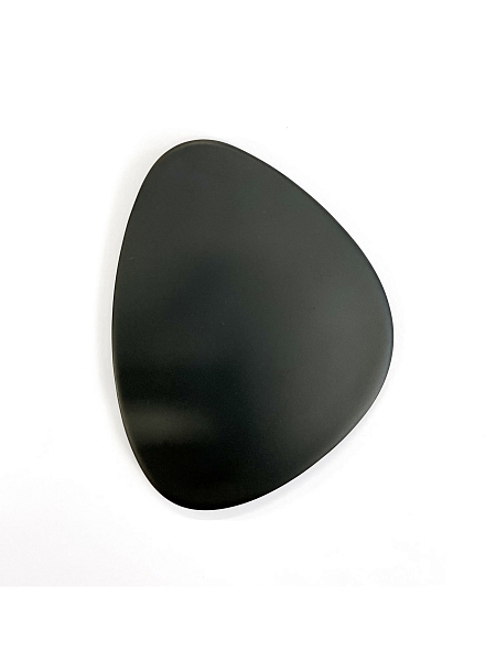 ALESSI Блюдце COLOMBINA, 12х14.5 см, меламин, арт. FM10/77 B, черное