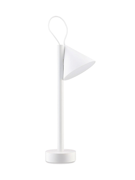 ALESSI Светильник настольный беспроводной TSUMIKI, белый, h 33.7 см, арт. ME01 W