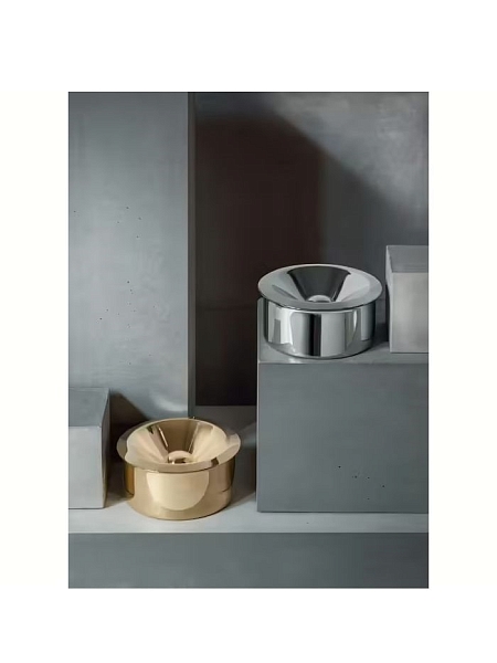 ALESSI Пепельница, нержавеющая сталь, премиальное качество, арт. 90010/I