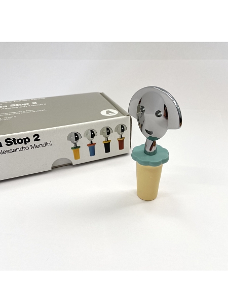 ALESSI Пробка для бутылок ANNA STOP 2 AAM06 Y, желтая