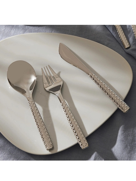 ALESSI Нож для устриц COLOMBINA FISH. Нержавеющая сталь, премиум качество, FM23/44